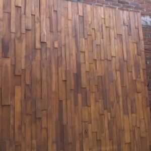 Panel Dinding Kayu Jati Serena